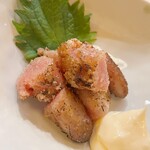 旨い魚と藁焼き またふく - 藁焼き明太子