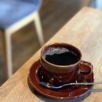 カフェ・ハクタ - 【期間限定】 『栗のプディング フルーツ添え¥650』 『omon blend¥650』