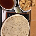 稲庭うどんとめし 金子半之助 コレド室町店 - 稲庭うどん(冷つけ)(並)+天ばら飯