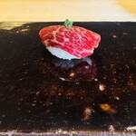 鮨 三心 - ニタリクジラの尾の身(絶品)