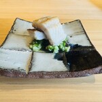 鮨 三心 - 伝助穴子ときゅうり。(うざく風)