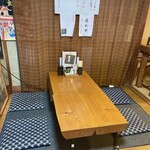 そば善 - 座敷は4名様