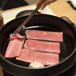 先斗町しゃぶしゃぶすき焼き きらく - 