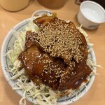 里のうどん - バラ丼肉盛