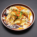 クリスタルジェイド六本木 - ワンタンラー油かけ