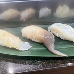 仙令鮨 JR仙台駅 3階店 - 生ダコ、ほっき貝、平目