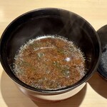 鮨 せい大 - あおさの赤だし