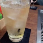 京祇園ねぎ焼 粉 - ハイボール濃いめ