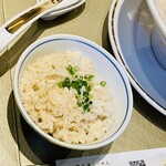 鯛白湯らーめん ○de▽ - 鯛めし