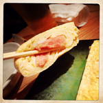 東池袋 魚金 - 中には明太子