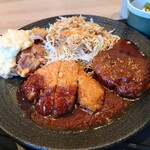 定食屋 よつ葉 万代店 - 洋食B定食