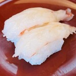回転寿司すノ家 - 尾なし赤えび