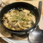 目黒FLAT - ツブ貝のアヒージョ　935円