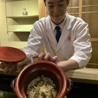 研覃 ほりべ - 真鯛と平茸のご飯