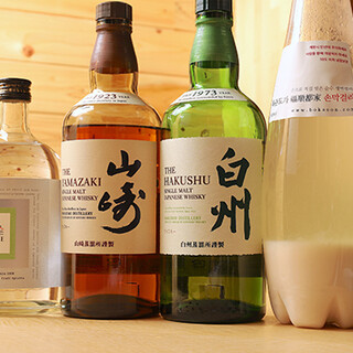 高級シャンパンマッコリや地酒◆幅広いドリンクのラインナップ