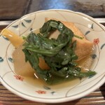 きくや - 厚揚げと大根の炊いたん