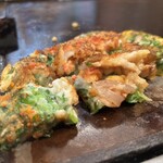 きくや - ゴテっとしてない軽いねぎ焼き　　テクニックいるよう