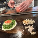 きくや - ねぎ焼きの生地の薄いこと❗️    ちくわとこんにゃく入り