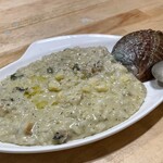 レ リーサ 笑顔 - アワビのリゾット 塩バター