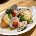 レ リーサ 笑顔 - はまぐりガーリックバター蒸し