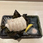 北澤倶楽部 - ボラの白子焼き、カラスミは2か月後だそうです。