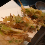 転石 - 下仁田ネギのかき揚げ