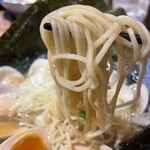 和風楽麺 四代目 ひのでや - ストレート麺はコシあり