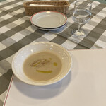 TRATTORIA AL POMPIERE - ポルチーニ茸のスープだったかなぁ？