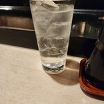 寿し晴 - 芋焼酎 黒霧島ソーダ割り