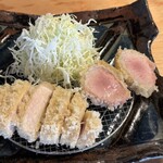 とんかつ 新 - ロース100g、ヒレカツ70g