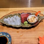 室町 福は内 - 鮪とウマヅラwith肝醤油