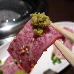 甲子園 牛萬 - ☆わさびをたっぷりでパクリ（＾ｕ＾）☆