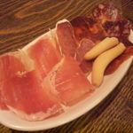 2014.11. バルフェスタいばらきのフード　生ハム＆サラミ盛り（二人分）