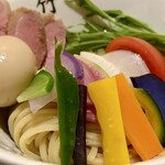 麺処 竹川 - 麺アップ