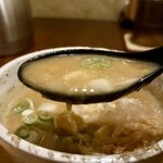 麺処 竹川 - スープ