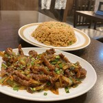 サプナ - 料理写真:シュレッディドチキン＆チキンフライライス