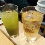 すし酒場 握わい - 飲み放題の緑茶ハイとハイボール