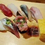 すし酒場 握わい - 寿司8貫　※海老なし、アレルギー等にも対応いただけます。