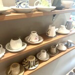 cafe CALME - カップ＆ソーサーを選ばせてもらえました。