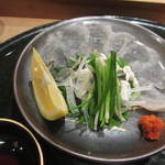 天や - 【２０１４年１１月】河豚刺しでスタート ♪