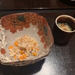 そば茶寮 澤正 - 御飯　炊き込みごはん　味噌汁