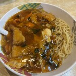 ラーメン現代 - 料理写真:肉スタ冷し大盛