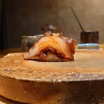 鮨 三心 - たこ(鞍掛け)_追加注文