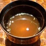 鮨 三心 - 赤出汁