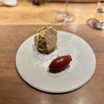 Si.ba.ki  - カシスと和栗のモンブラン