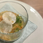 Si.ba.ki  - 蕪のブラマンジェとズワイガニのタルタル