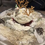 ビズ - 赤い果実のソースとミストアイスの…何だったかなあ⁇