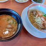 幸楽苑 - 海老味噌つけ麺（熱盛り）