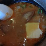 幸楽苑 - バター半分投入