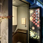 純・懐石焼鳥 串焼ちゃぼ蔵 - お店入口